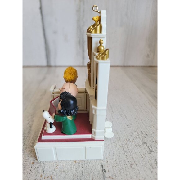 Hallmark Hark! Music fills the air AS IS Snoopy piano ornament Xmas - Picture 7 of 9